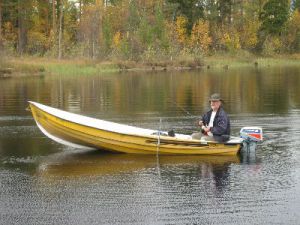 Unser Boot am Dragsjön